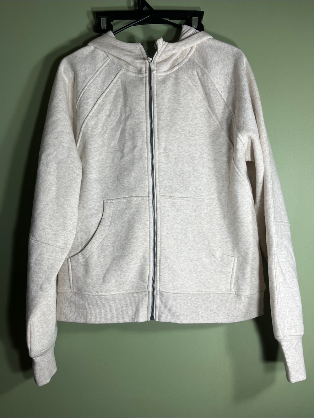 Jockey Cream Full-Zip Hooded Utility Jacket